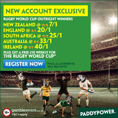 Paddy World Cup Outright