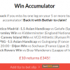 Huge 34/1 Win Accumulator Lands!