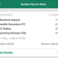 £81 Profit On Sunday’s MLS Accumulator!