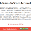 52/1 and 22/1 Winning Accumulators Sunday for Over £740 Profit