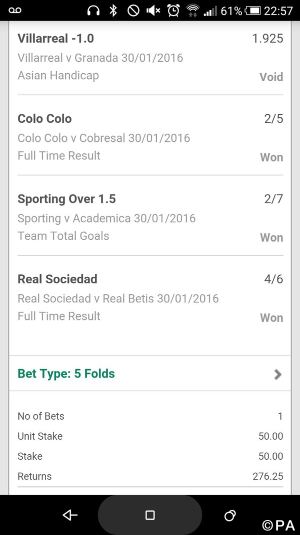 5/1 Evening Accumulator Lands!