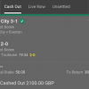 76/1 Correct Score Double Wins!