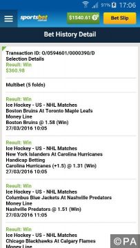 NHL winning picks