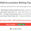 5/1 MLB acca lands - third one so far this season!