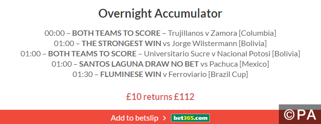 6/1 Overnight Accumulator Lands, 2nd in a row!