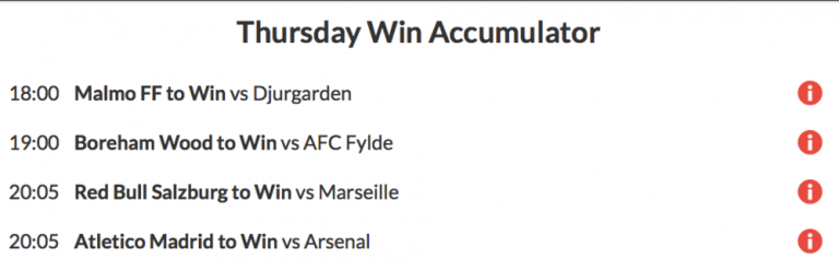 13/1 Win Accumulator lands on Monday!