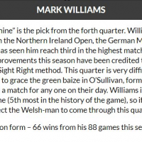 20/1 Winner on the 2018 Snooker World Championship!