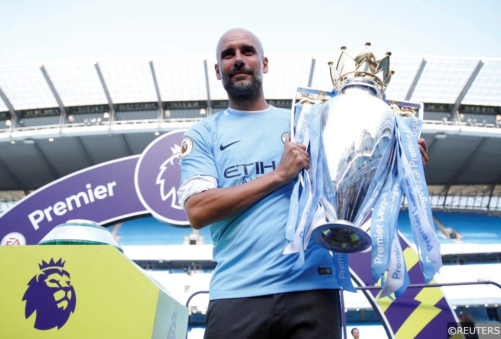 Premier League - Manchester City - Winning trophy