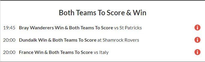 269/1 BTTS & Win Treble lands on Friday night!!