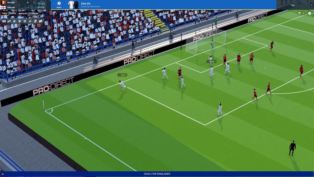 England World Cup Football Manager