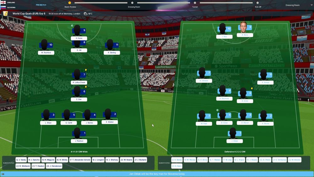 World Cup 2018 Football Manager England