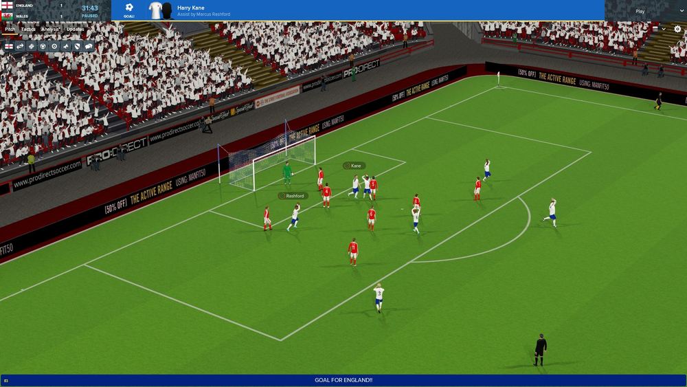 England World Cup Football Manager