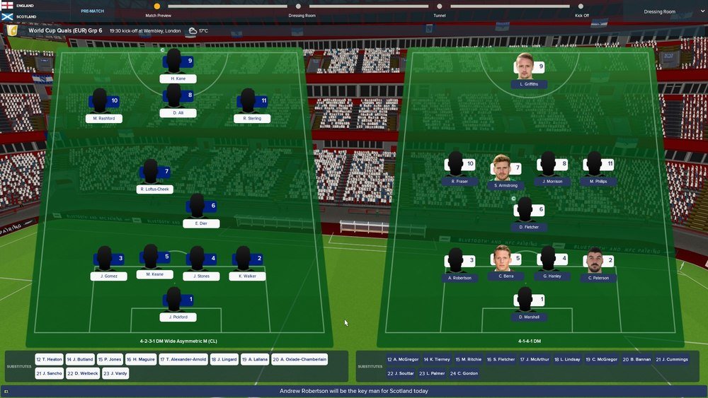 World Cup football manager England