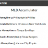 12/1 MLB Accumulator lands on Tuesday night!