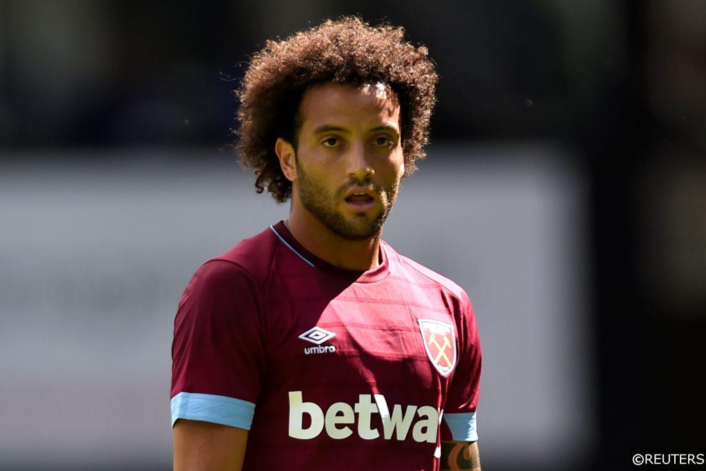Felipe Anderson in action for West Ham