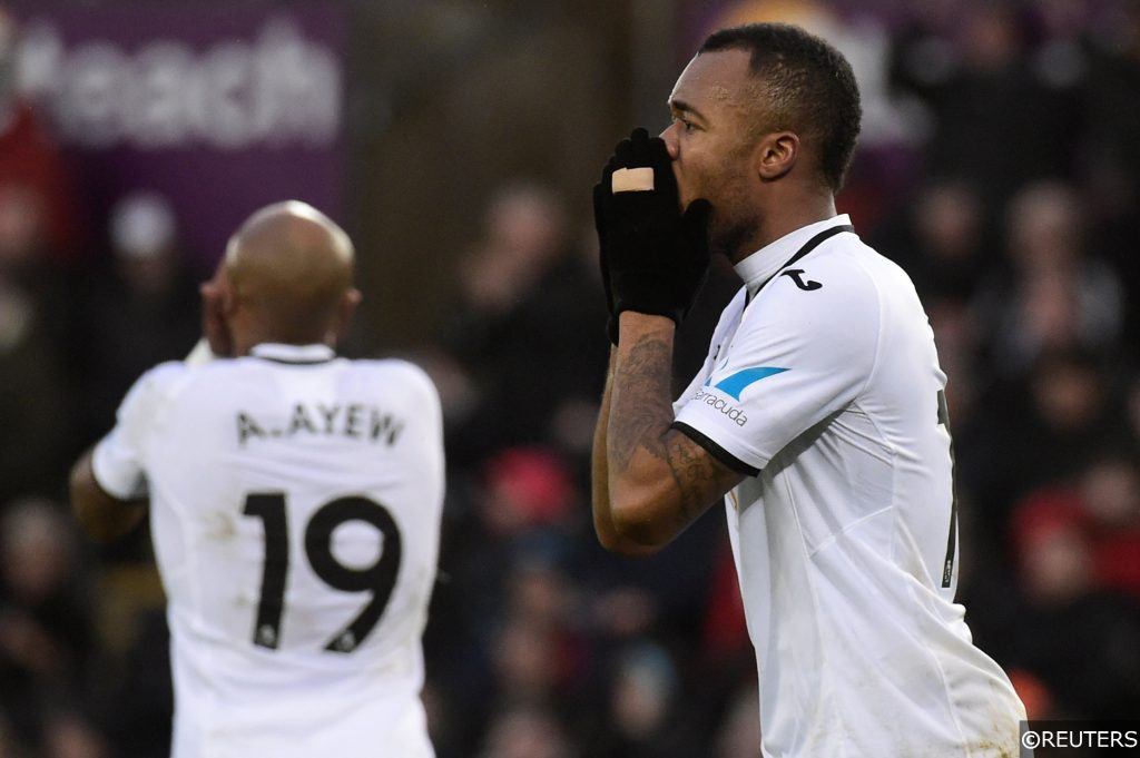 Jordan Ayew Andre Ayew Swansea City