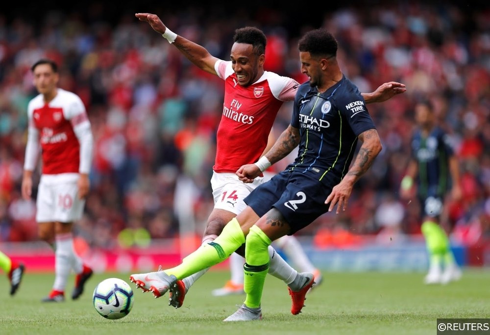 Arsenal Aubameyang Manchester City Kyle Walker