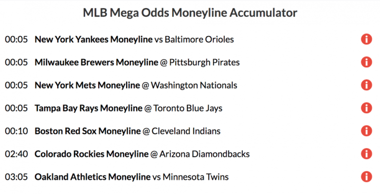 45/1 MLB Mega Odds Accumulator Lands on Friday Night!