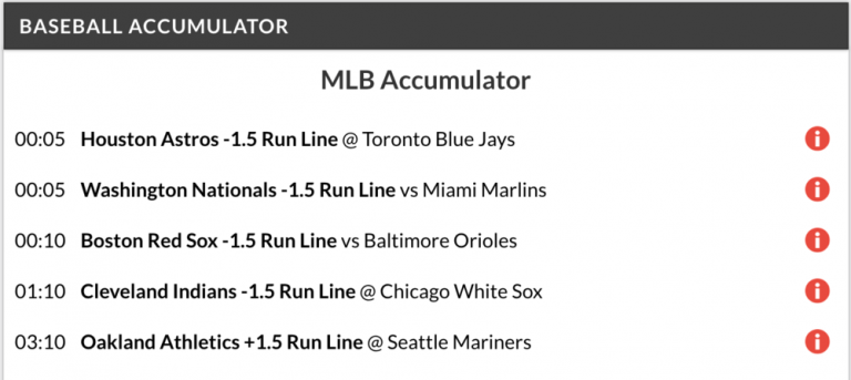 13/1 MLB Accumulator + Double land on Monday Night!