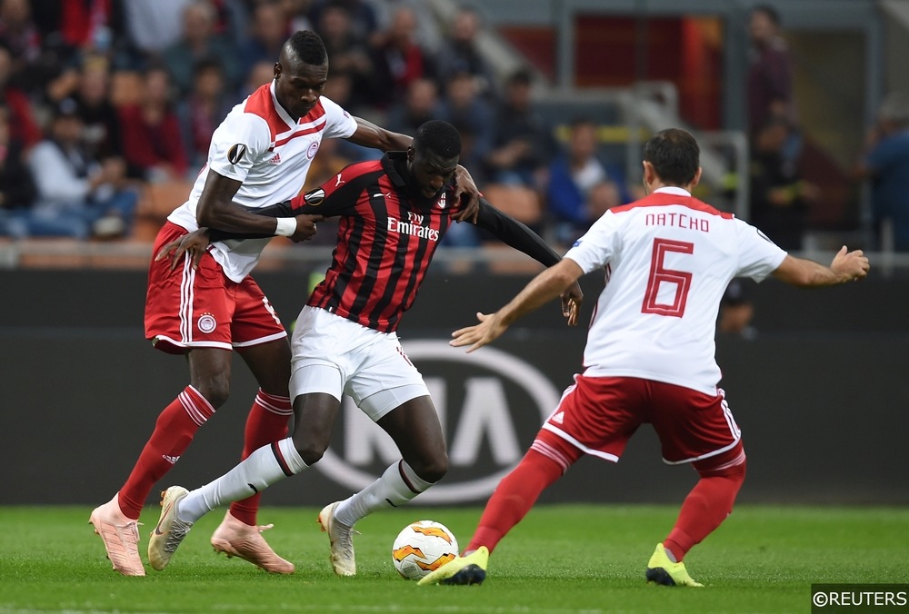 AC Milan Tiemoue Bakayoko Olympiacos