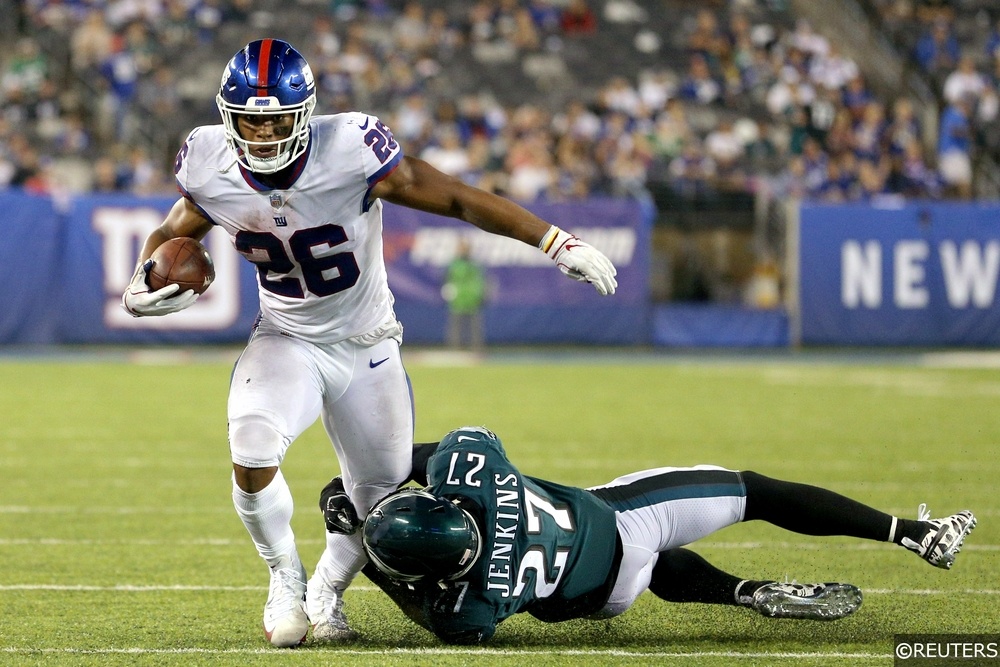 New York Giants Saquon Barkley Philadelphia Eagles Malcolm Jenkins NFL