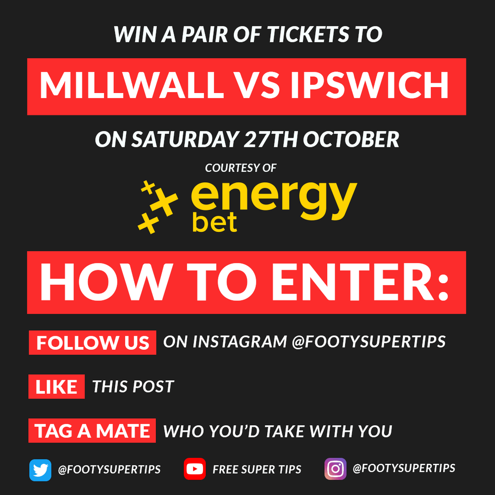 EnergyBet Millwall vs Ipswich competition