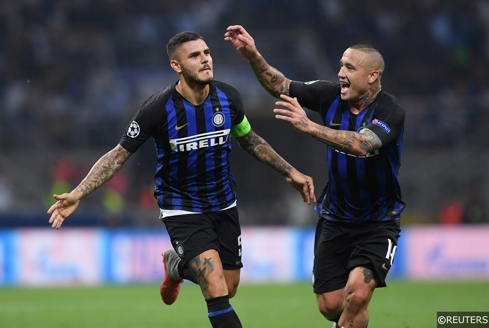 Inter Milan in Champions League action