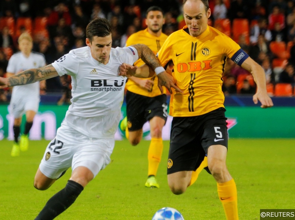 Valencia vs Young Boys Champions League