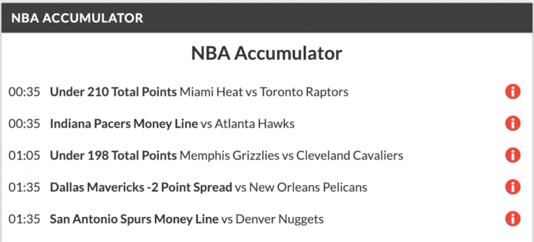 7/1 NBA Accumulator + Double land on Wednesday night!