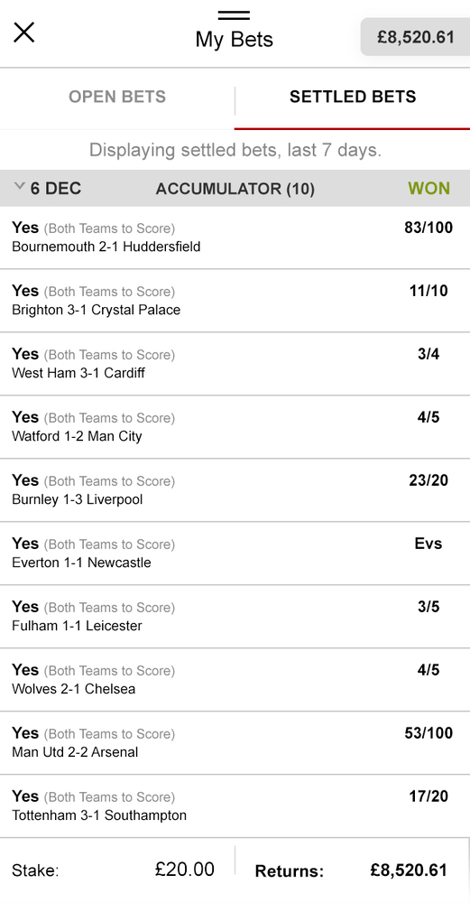 Result and BTTS Strategy and Tips, What Acca