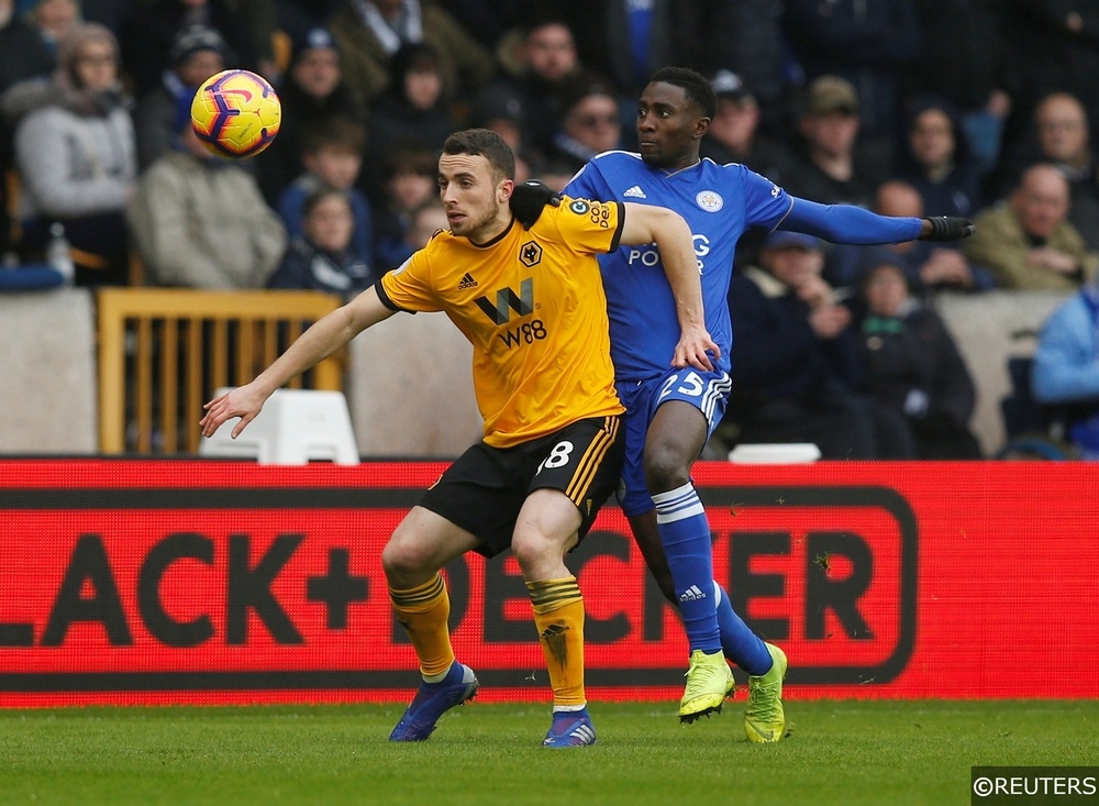 Wolverhampton Wolves Diogo Jota Leicester Ndidi