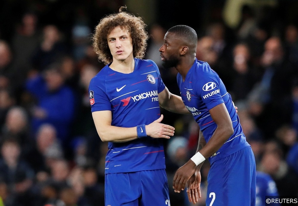 David Luiz and Antonio Rudiger Chelsea