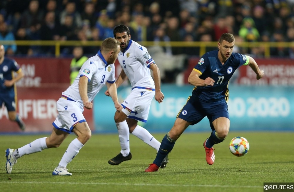 EURO 2020 Bosnia and Herzegovina Dzeko v Armenia