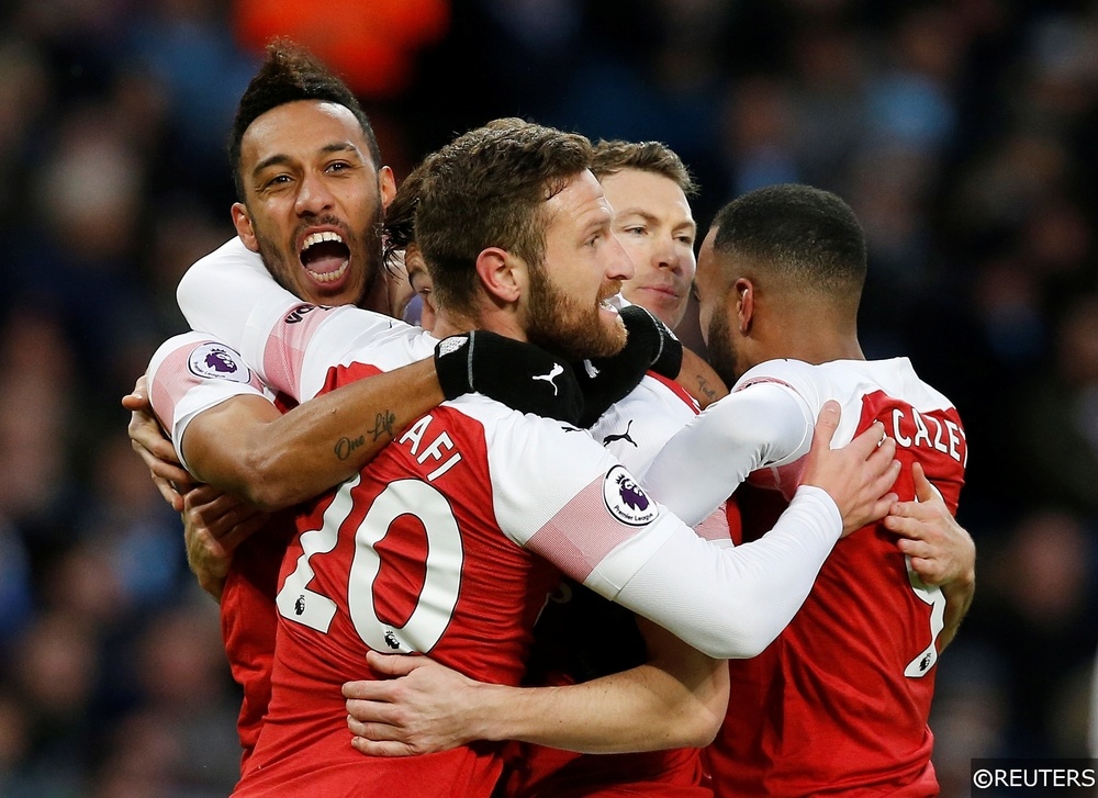 Aubameyang, Mustafi, Lacazette Arsenal