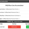 8/1 MLB Accumulator comes in on Tuesday night!