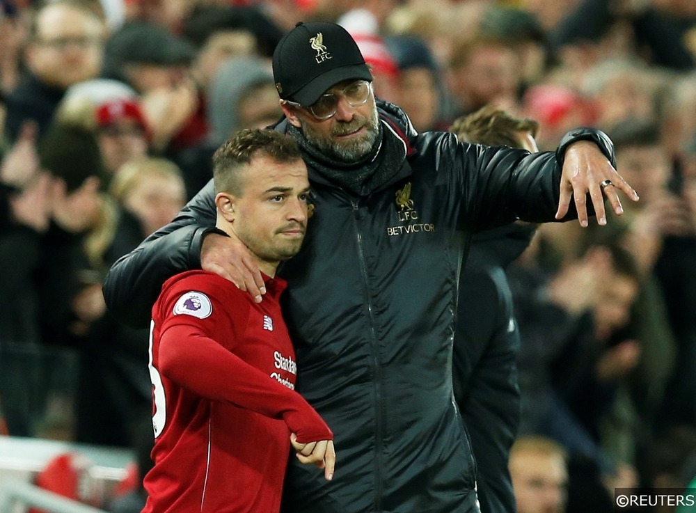 Xherdan Shaqiri Jurgen Klopp