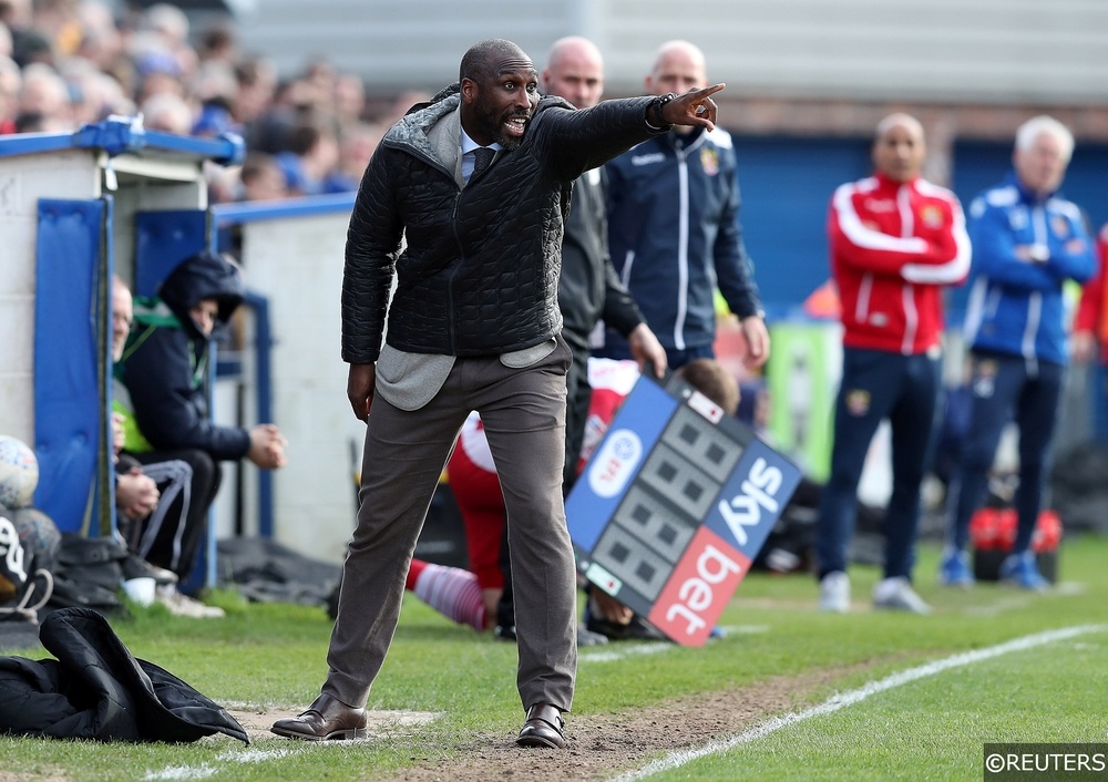 Sol Campbell managing Macclesfield