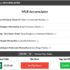 7/1 MLB Accumulator + Double land on Saturday Night!