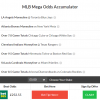 49/1 MLB Mega Accumulator and Double land on Wednesday night!