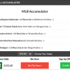 14/1 MLB Accumulator + Double land on Wednesday Night!