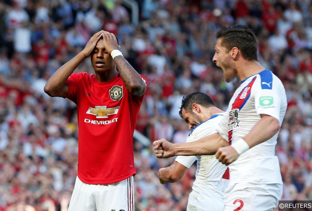 Marcus Rashford misses a Premier League penalty for the first time