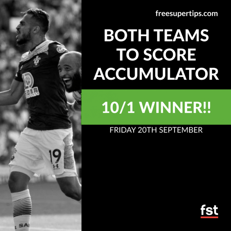 10/1 BTTS Acca Lands On Friday Night!