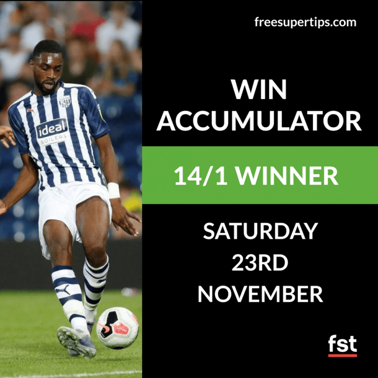 14/1 Win Accumulator Lands on Saturday!