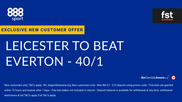 Kick Off December in Style with 888Sport - 40/1 for Leicester to Beat Everton!