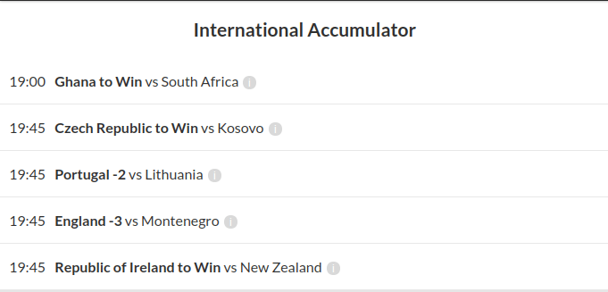 14/1 International Acca Lands!