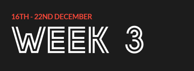 Festive Football Calendar Week 3