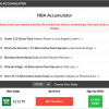 10/1 NBA Accumulator Lands on Tuesday Night!