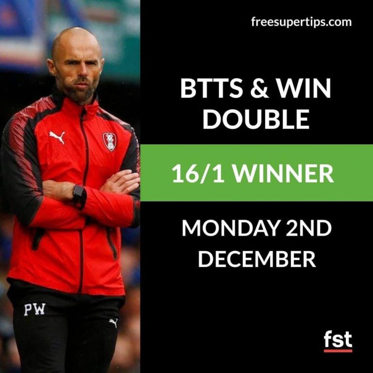 16/1 BTTS & Win Double Lands on Monday Night!