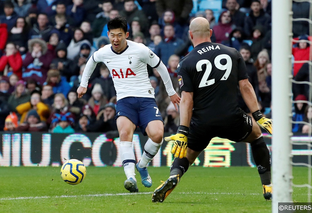 Son Heung-Min Tottenham Pepe Reina Aston Villa