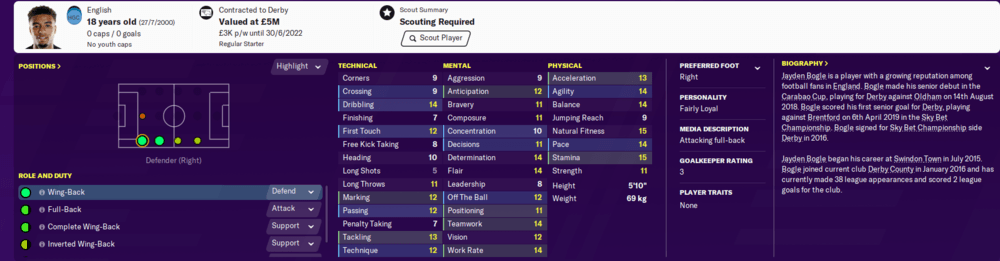 Football Manager 2020 wonderkids